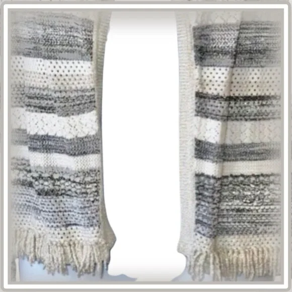 WHITE HOUSE BLACK MARKET Loose Knit Lightweight Cardigan Sweater - Picture 2 of 7